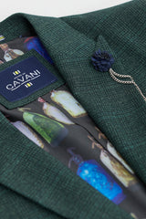 Heren 3-delig geruit pak, tweed, olijfgroen, op maat gemaakt, bruiloft Peaky Classic