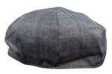 Men's 8 Panel Peaky BlindersTweed Flat Cap - Cavani Connall