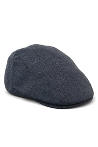 Cavani Martez Hoed - Heren Grandad Hoed Marineblauwe Platte Pet Visgraat Vintage Retro Del Boy Klassieke Gatsby Peaky Blinders