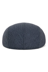 Cavani Martez Hoed - Heren Grandad Hoed Marineblauwe Platte Pet Visgraat Vintage Retro Del Boy Klassieke Gatsby Peaky Blinders