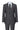 Boys 3 Piece Charcoal Dark Grey Suit Classic Wedding Party Vintage