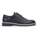 Claret - Herenschoenen van blauw leer met vetersluiting, model Derby.