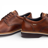Claret - Heren Derby schoenen van bruin leer met veters