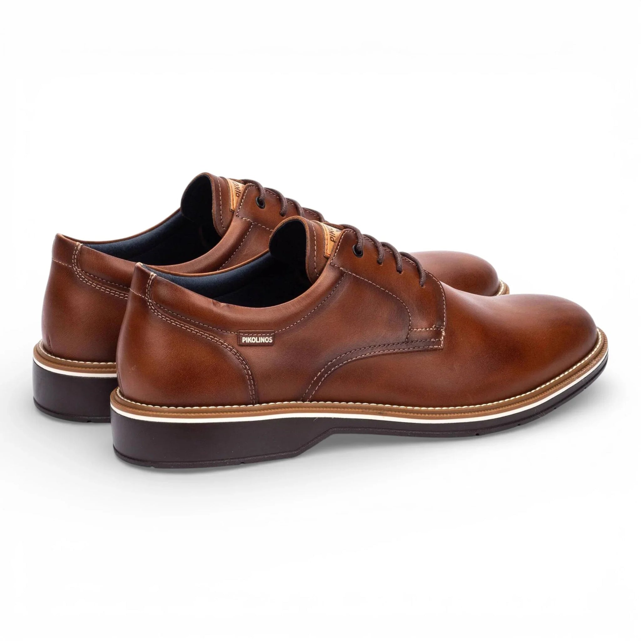 Claret - Heren Derby schoenen van bruin leer met veters