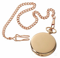 Classic 1920's Vintage Peaky Blinders Pocket Watch with Chain-Rose Gold