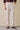 Witte geplooide smart casual broek voor heren, klassieke pasvorm.