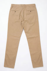 Khaki chino broek voor heren, linnenmix, dunne Tencel katoen, zomerstof