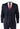 Men's Navy Blue Check 3 Piece Suit