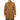 Men's Stand Collar Wool Blend Tan Overcoat