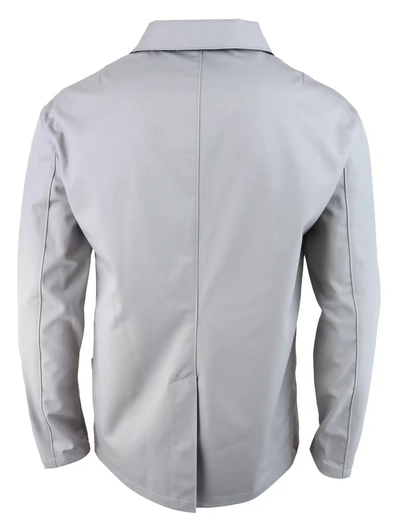 Mens Mid Length Overcoat Jacket Light Weight Smart Casual Beige Stone  Mac