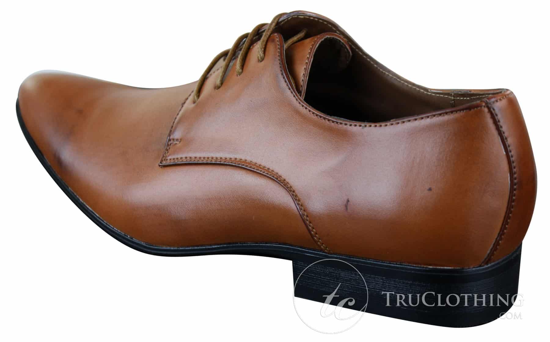 Galax GH2019 - Mens Smart Casual Formal Laced Pointed Leather Shoes Wedding Prom Office Classic