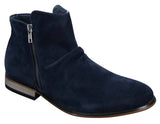 Mens Italian Suede Slip On Zip Ankle Boots Smart Casual Desert Chelsea Dealer