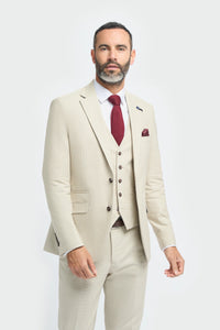 Hampton - Beige herenblazer