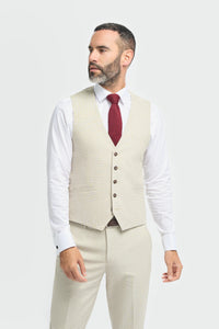 Hampton - Beige herenvest