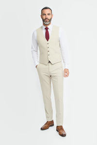 Hampton - Beige herenvest