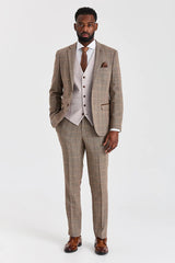 Harris Brown tweedpak met Mayfair Stone gilet
