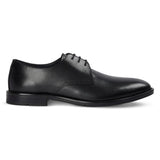 Henley - Klassieke zwarte Derby-schoenen met gladde neus voor heren
