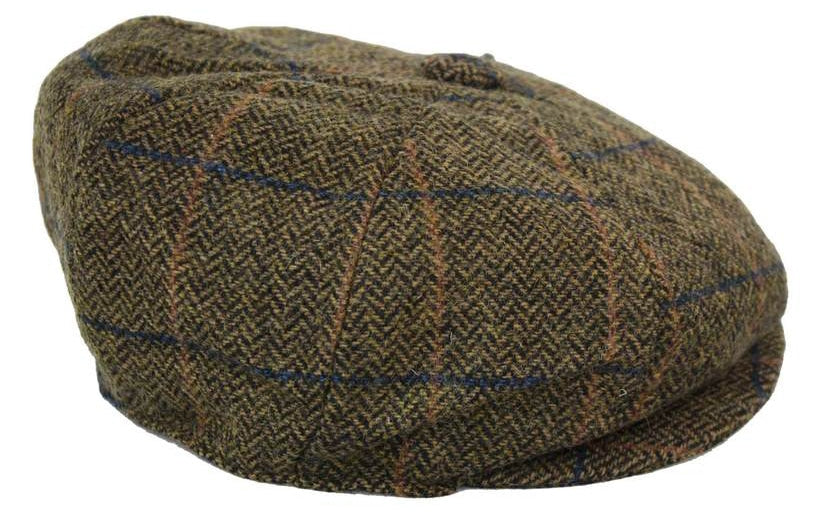 Mens Vintage Tweed Peaky Blinders Hat