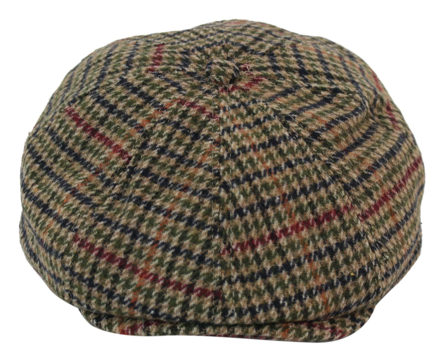 Men's Tweed 8 Panel Newsboy Hat