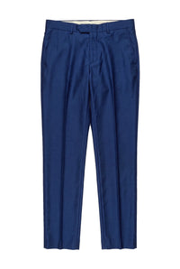 Kingsley - Heren effen blauwe broek