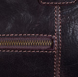 Genuine Leather Vintage Carry On Travel Bag - Brown