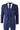 Mens Classic Navy Blue 3 Piece Suit Slim Fit Vintage Retro Smart Formal Wedding