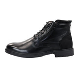 Men's Lace Up Black Ankle Boots