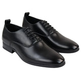Men's Lace Up Black Derby Oxford Shoes