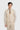 Malibu - Beige herenvest met textuur
