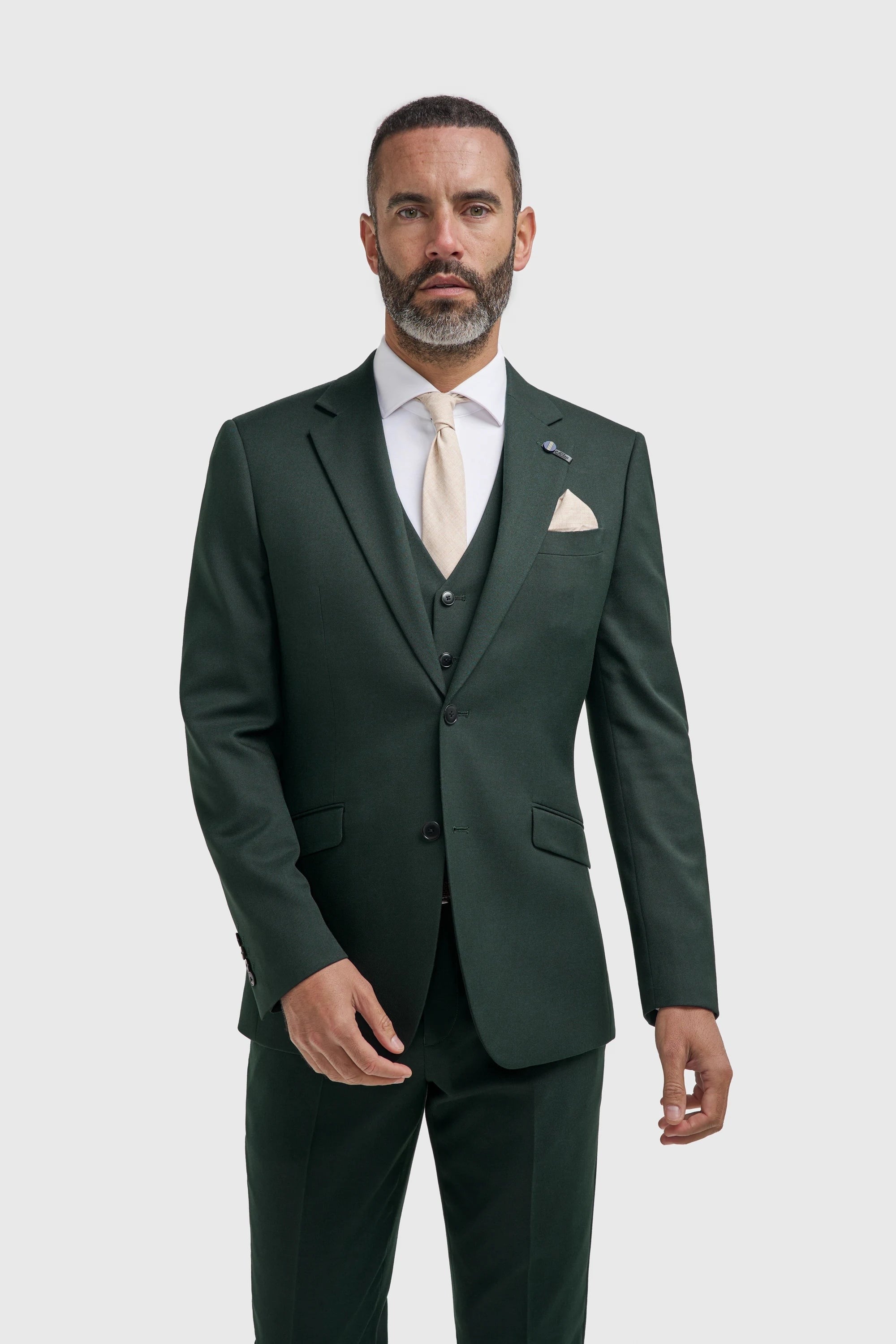 Malibu - Herenblazer in bosgroen