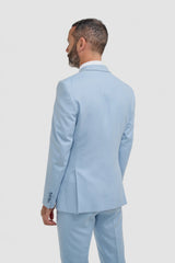 Malibu - Herenblazer in lichtblauw