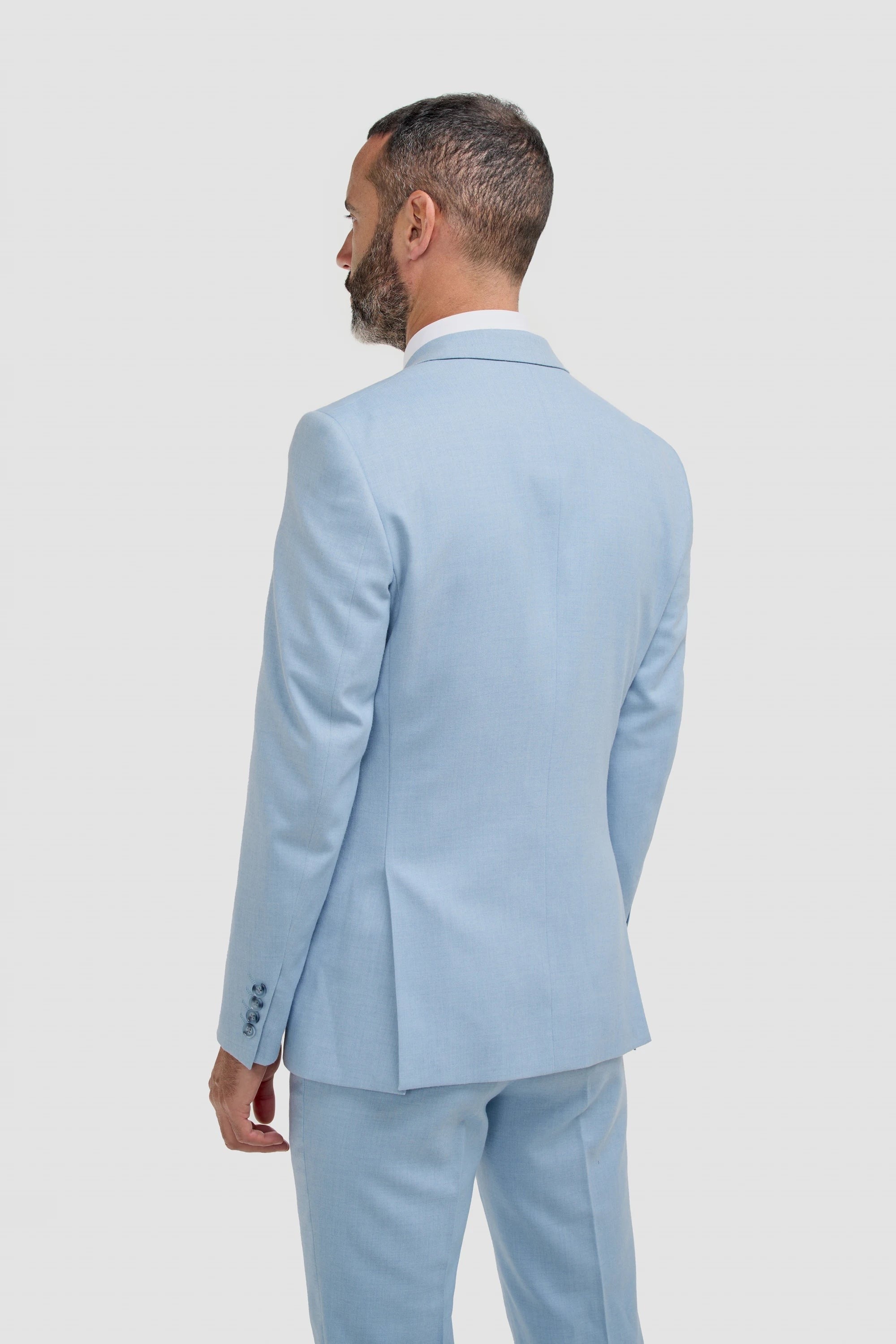 Malibu - Herenblazer in lichtblauw