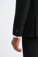 Malibu - Men's Black 3 Piece Tailored Fit Suit