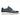 Manacor - Herensneakers van blauw leer met vetersluiting