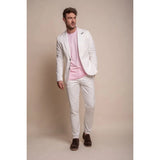 Mario - Men's Smart Summer Cream Blazer