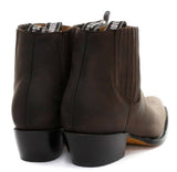 Mens Cowboy Ankle Boots Grinders Maverick Real Leather Western Riding Cuban