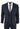 Mens 3 Piece Birdseye Navy Blue Suit Slim Fit Marc Darcy Max Classic 1920s Vintage