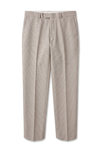 Mayfair - Beige Birdseye formele broek voor heren