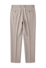 Mayfair - Beige Birdseye formele broek voor heren