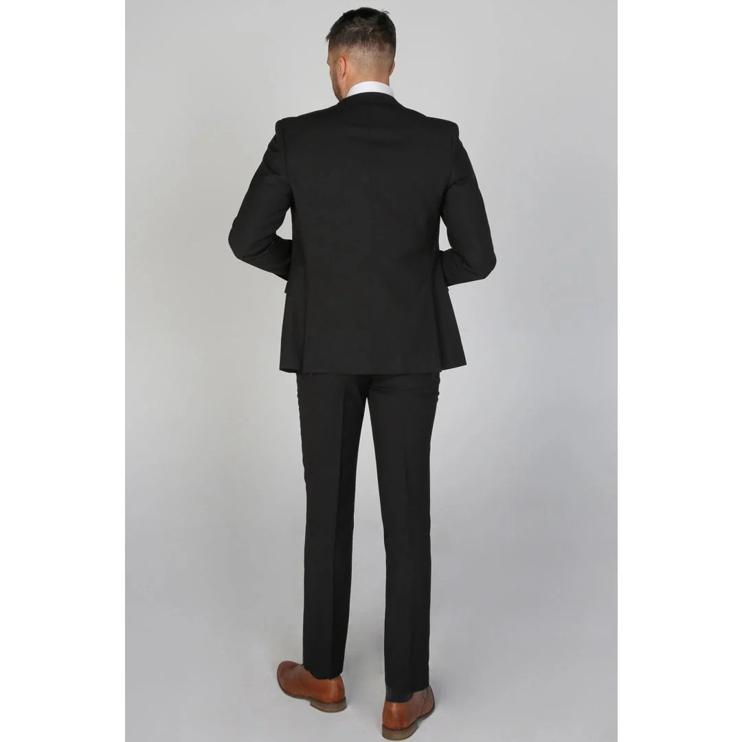 Mayfair- Men's Plain Black Trouser