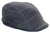 Marc Darcy Eton Mens Tweed Vintage Retro Grandad Flat Caps Hats Peaky Blinders Check Classic