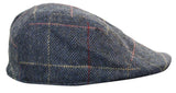 Marc Darcy Eton Mens Tweed Vintage Retro Grandad Flat Caps Hats Peaky Blinders Check Classic