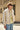 Beige lichtgewicht utility bomberjack met ritssluiting voor heren
