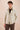 Herenset: beige linnen jas met rits en bruine broek, smart casual zomeroutfit