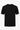 Zwart gebreid T-shirt voor heren, normale pasvorm, ronde hals, korte mouwen.