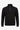 Herensweatshirt met kwartrits, katoenmix, trechterhals.