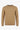 Herentrui met ronde hals, camelbruine kleur, normale pasvorm, gebreide pullover