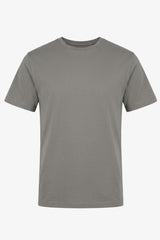 Klassiek T-shirt voor heren van een antracietkleurige katoenmix