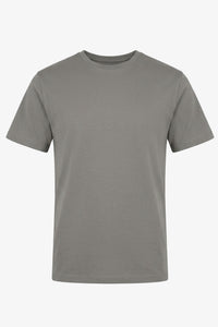 Klassiek T-shirt voor heren van een antracietkleurige katoenmix