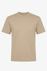 Klassiek bruin katoenen T-shirt voor heren